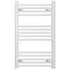 Radiateur sèche-serviettes plat blanc de 400 mm de large et 800 mm de haut