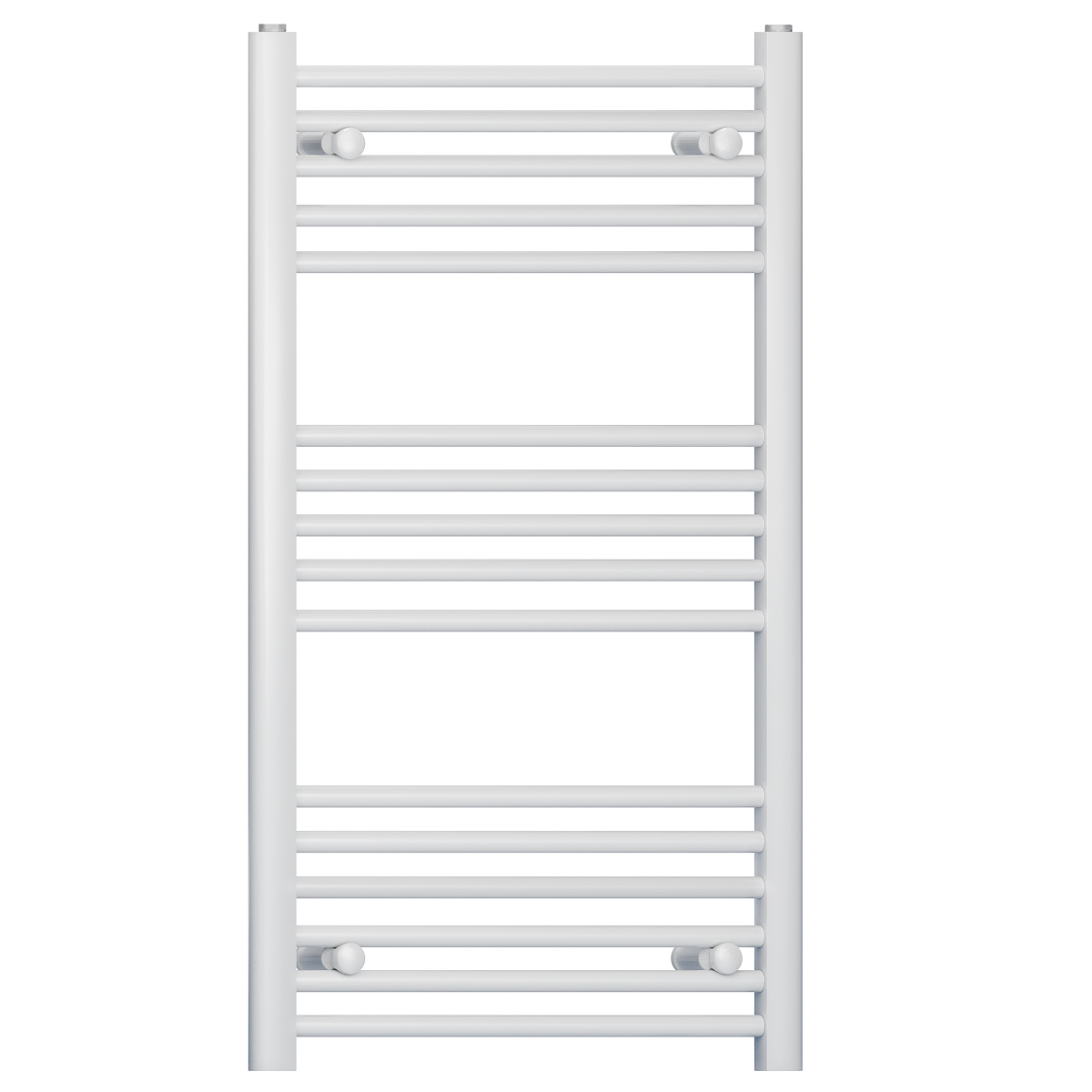  Radiateur sèche-serviettes plat blanc de 500 mm de large et 900 mm de haut