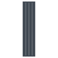 Vertical Aluminium Radiator 1800 x 407mm – Anthracite Grey Double Panel – Model Lena 