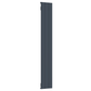 Vertical Aluminium Radiator 1800 x 305mm – Anthracite Grey Single Panel – Model Lena 