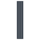 Vertical Aluminium Radiator 1800 x 305mm – Anthracite Grey Single Panel – Model Lena 