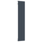 Vertical Aluminium Radiator 1800 x 407mm – Anthracite Grey Single Panel – Model Lena 
