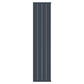 Vertical Aluminium Radiator 1800 x 407mm – Anthracite Grey Single Panel – Model Lena 