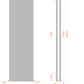 Vertical Aluminium Radiator 1800 x 305mm – White Double Panel – Model Lena 