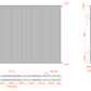 Horizontal Aluminium Radiator 600 x 1022mm – Anthracite Grey Double Panel – Model Lena 