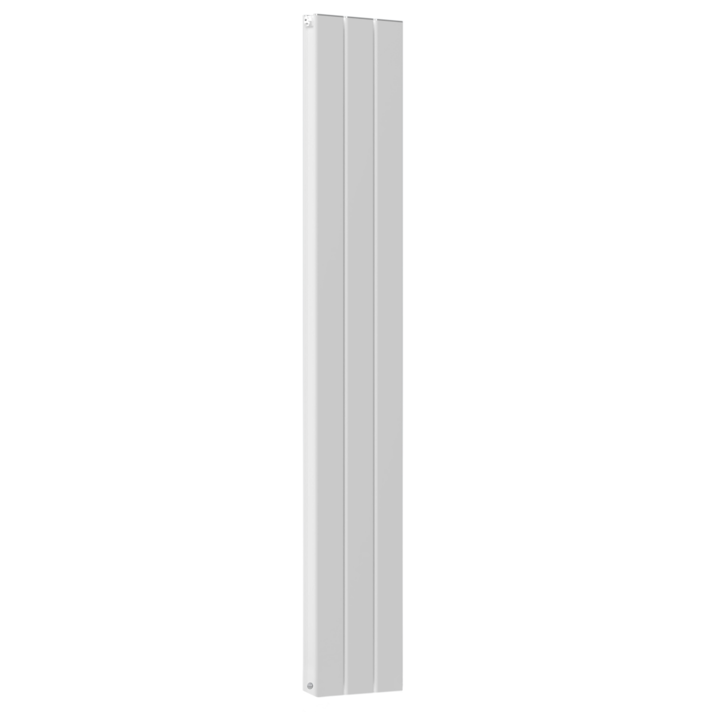  Vertical Aluminium Radiator 1800 x 305mm – White Double Panel – Model Lena