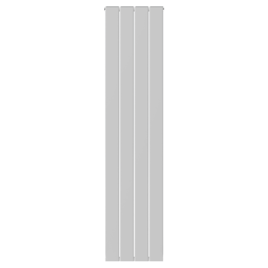 Vertical Aluminium Radiator 1800 x 407mm – White Double Panel – Model Lena 