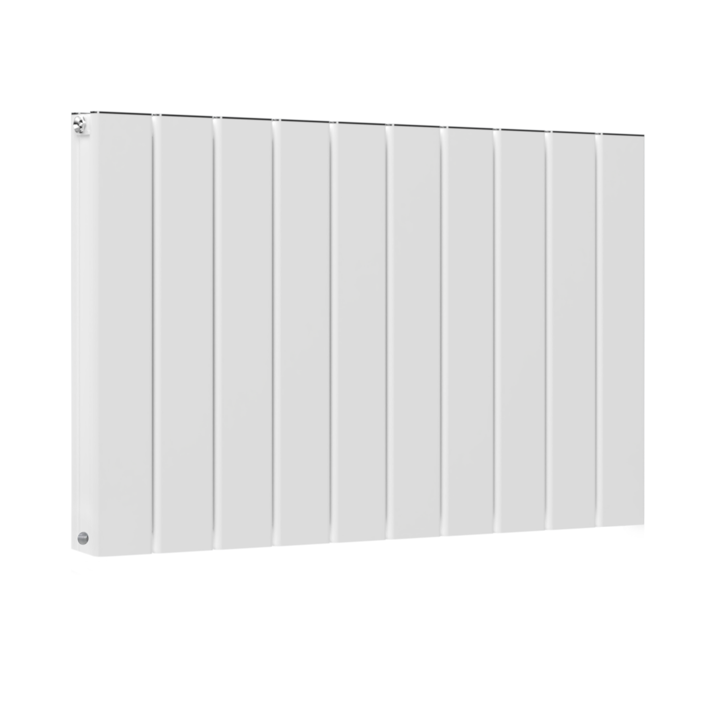  Horizontal Aluminium Radiator 600 x 1022mm – White Double Panel – Model Lena