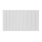 Horizontal Aluminium Radiator 600 x 1022mm – White Double Panel – Model Lena 
