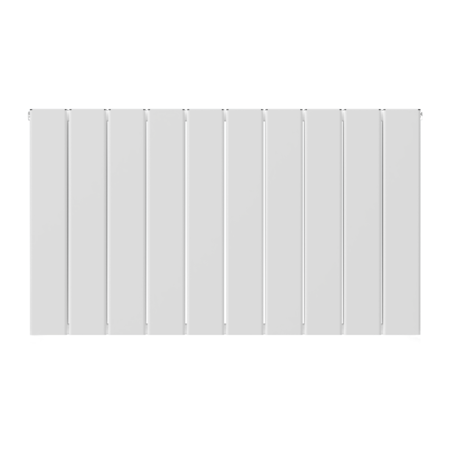  Horizontal Aluminium Radiator 600 x 1022mm – White Double Panel – Model Lena