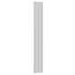 Vertical Aluminium Radiator 1800 x 305mm – White Single Panel – Model Lena 