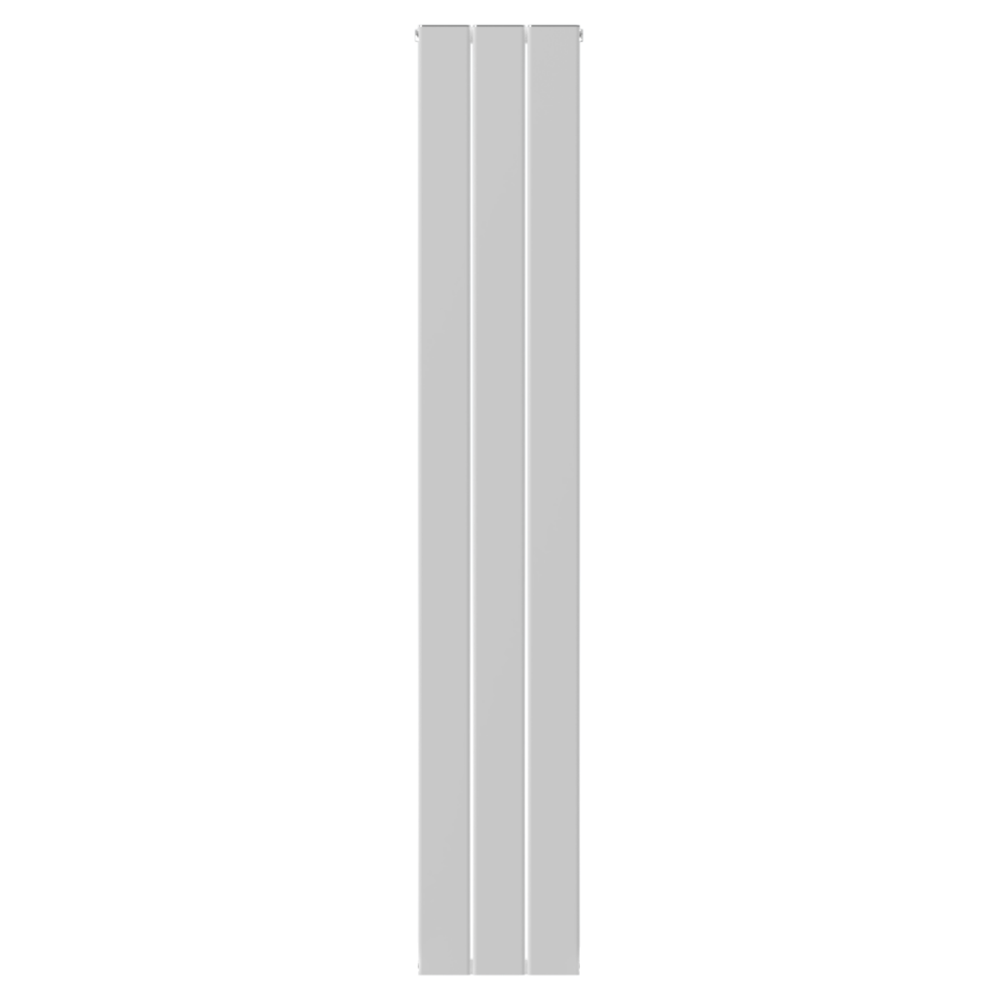  Vertical Aluminium Radiator 1800 x 305mm – White Single Panel – Model Lena