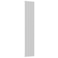Vertical Aluminium Radiator 1800 x 407mm – White Single Panel – Model Lena 