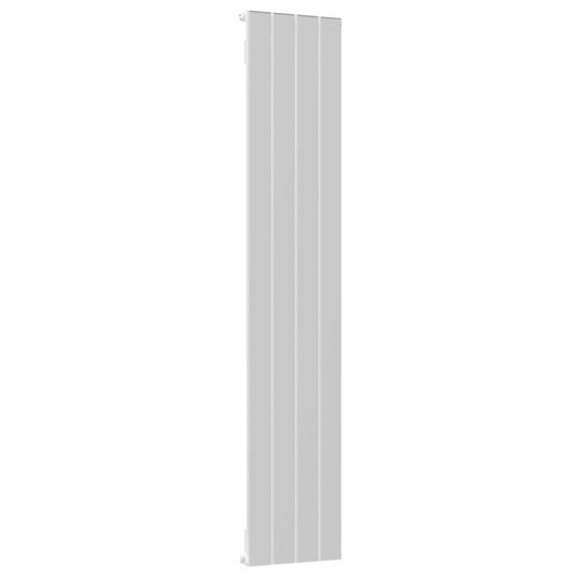 Vertical Aluminium Radiator 1800 x 407mm – White Single Panel – Model Lena 