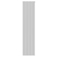Vertical Aluminium Radiator 1800 x 407mm – White Single Panel – Model Lena 