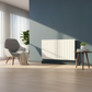 Horizontal Aluminium Radiator 600 x 1022mm – White Double Panel – Model Lena 