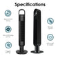 100cm Tower Fan Remote Control WIFI Electric Air Cooler Standing Oscillating 