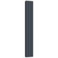 Vertical Aluminium Radiator 1800 x 305mm – Anthracite Grey Double Panel – Model Mira 