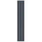 Vertical Aluminium Radiator 1800 x 305mm – Anthracite Grey Double Panel – Model Mira 