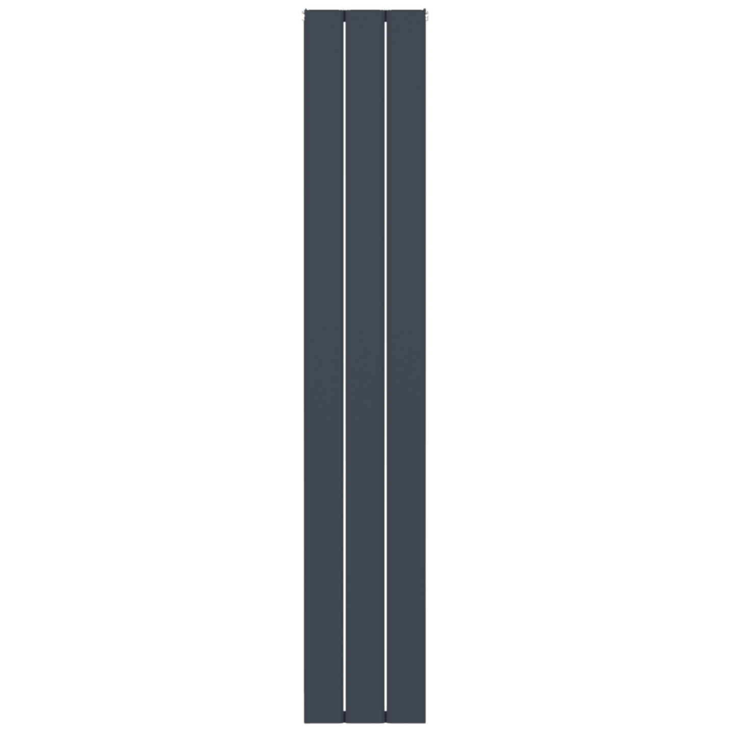  Vertical Aluminium Radiator 1800 x 305mm – Anthracite Grey Double Panel – Model Mira