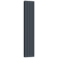 407mm x 1800mm Vertical Aluminium Radiator – Anthracite Grey – Double Panel – Model Mira 