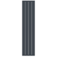 407mm x 1800mm Vertical Aluminium Radiator – Anthracite Grey – Double Panel – Model Mira 