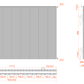 Horizontal Aluminium Radiator 600 x 1022mm – White Double Panel – Model Mira 