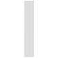 Vertical Aluminium Radiator 1800 x 305mm – White Double Panel – Model Mira 