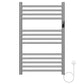 500 x 800mm Chrome Dry Heating Electric Towel Rail Radiator SN Model, Stainless Steel 