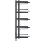 500mm Wide – 1200mm High Sydney Black Electric Designer Heated Towel Rail Radiator 