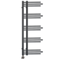 500mm Wide – 1200mm High Sydney Black Electric Designer Heated Towel Rail Radiator 