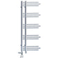 Dual Fuel 500 x 1200mm Straight Chrome Designer Heated Towel Rail Radiator- (incl. Valves + Electric Heating Kit) 