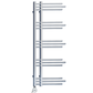 500mm Wide – 1200mm High Sydney Chrome Electric Designer Heated Towel Rail Radiator 