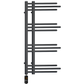 500mm Wide – 900mm High Sydney Electric Black Designer Heated Towel Rail Radiator 