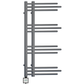 500mm Wide – 900mm High Sydney Anthracite Electric Grey Designer Heated Towel Rail Radiator 