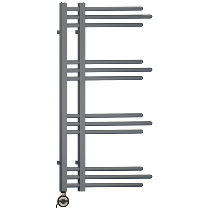  Radiateur sèche-serviettes design Sydney anthracite gris électrique, largeur 500 mm et hauteur 900 mm 
