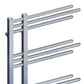 500mm Wide - 1200mm High Sydney Chrome Designer Heated Towel Rail Radiator 