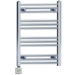 400mm Wide - 700mm High Flat Chrome Electric Heated Towel Rail Radiator Stock Clearance 