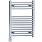 500mm Wide - 750mm High Flat Chrome Electric Heated Towel Rail Radiator Stock Clearance 