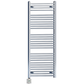 600mm Wide - 1500mm High Flat Chrome Electric Heated Towel Rail Radiator Stock Clearance 