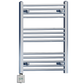 600mm Wide - 700mm High Flat Chrome Electric Heated Towel Rail Radiator Stock Clearance 