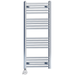 550mm Wide - 1200mm High Flat Chrome Electric Heated Towel Rail Radiator Stock Clearance 