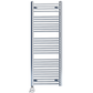 600mm Wide - 1500mm High Flat Chrome Electric Heated Towel Rail Radiator Stock Clearance 