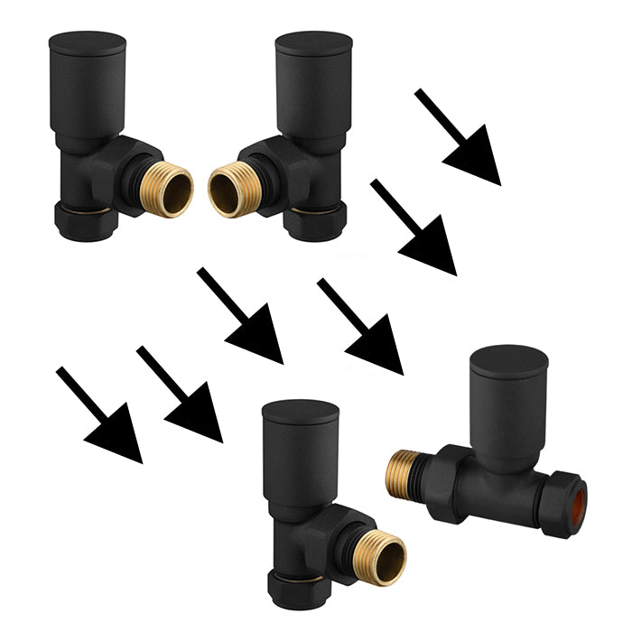  Mix Valves (One Straight +One Angled)