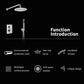 Concealed Thermostat Shower System Pack with Rainfall Shower Head 