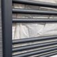 Refurbished 600mm x 600mm Anthracite Grey Heated Towel Rail Radiator | Flat Central Heating BF-01 