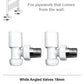 400mm x 1000mm White Heated Towel Rail Radiator | Central Heating 19mm Tube 