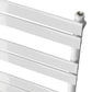 500 x 800mm White Electric Heated Towel Rail Radiator – Flat Panel Designer 400W Pre Filled UK 