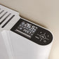 724 x 500mm Smart Wifi Electric Panel Radiator - 1000W White Horizontal Aluminium 