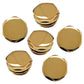 Gold Radiator Blanking Plug 1/2" BSP 15mm – Towel Rail End Cap with O Ring UK (1–10 Pack) 
